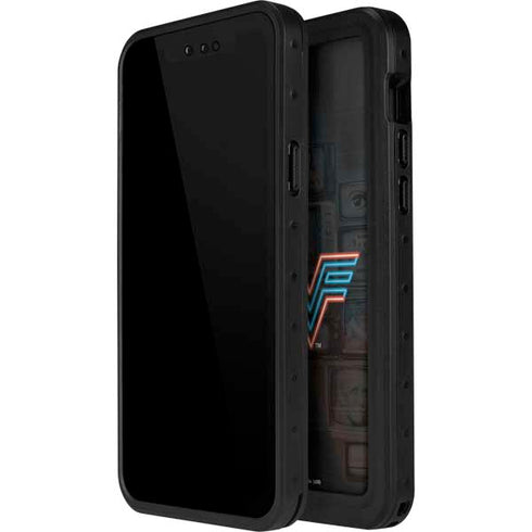 Wonder Woman 1984 (2020) Neon Logo iPhone 15 Pro Waterproof Case